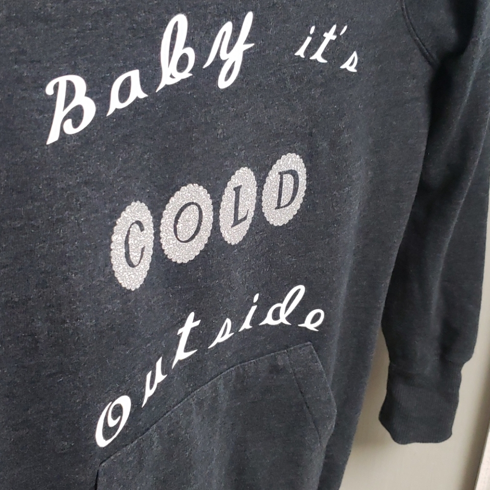 Long, slim fit hoodie. - Picture 3 of 10